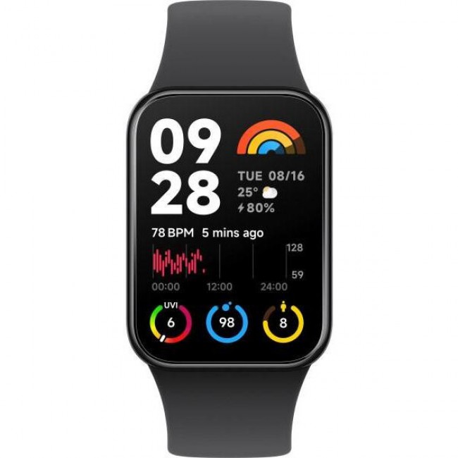 Умные часы Xiaomi Smart Band 8 Pro Black (BHR8017GL)
