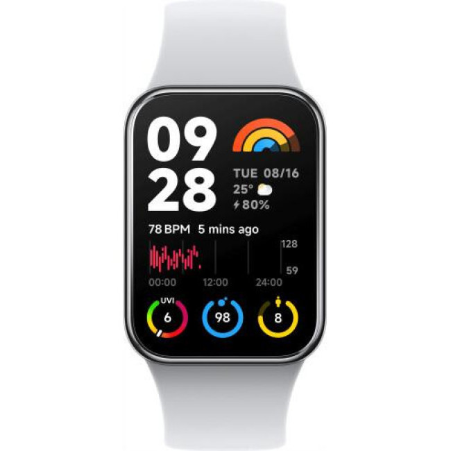 Умные часы Xiaomi Smart Band 8 Pro Light Grey (BHR8007GL)