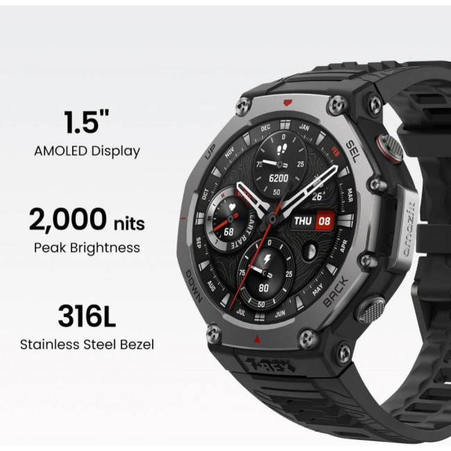 Amazfit T-Rex 3 W2323GL2N Onyx