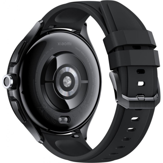 Умные часы Xiaomi Watch 2 Pro Bluetooth Black Case with Black Fluororubber Strap (BHR7211GL)