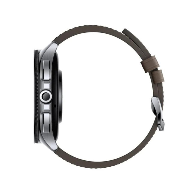 Умные часы Xiaomi Watch 2 Pro Bluetooth Silver Case with Brown Leather Strap (BHR7216GL)