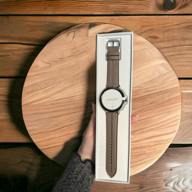 Умные часы Xiaomi Watch 2 Pro Bluetooth Silver Case with Brown Leather Strap (BHR7216GL)