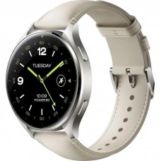 Xiaomi Watch 2 Titan Gray Case with White Leather Strap (BHR9306GL)