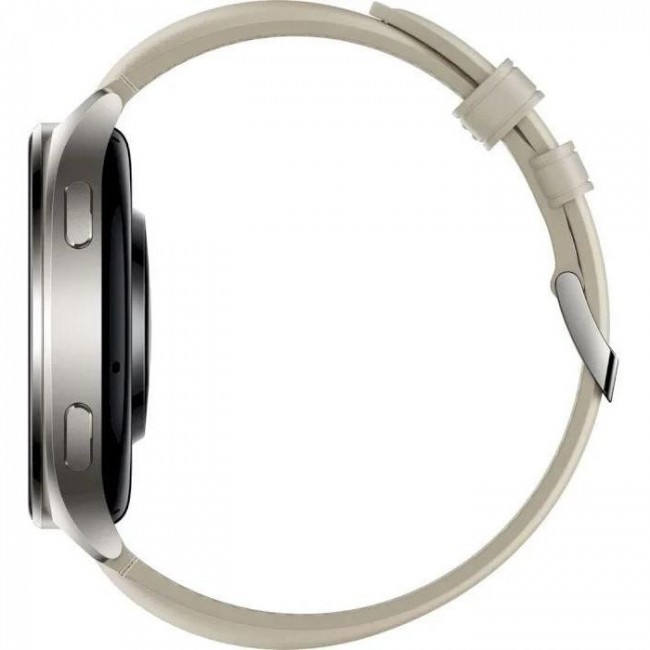 Xiaomi Watch 2 Titan Gray Case with White Leather Strap (BHR9306GL)