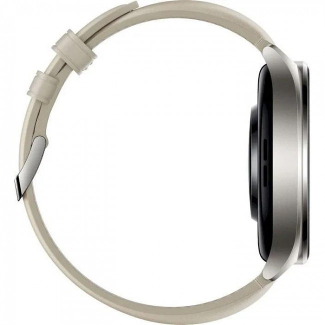 Xiaomi Watch 2 Titan Gray Case with White Leather Strap (BHR9306GL)