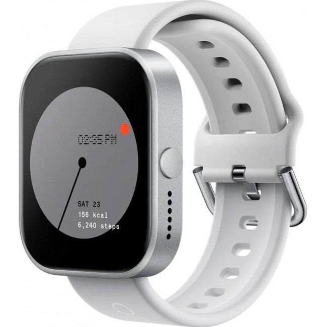 CMF by Nothing Watch Pro Silver frame with Light Grey strap