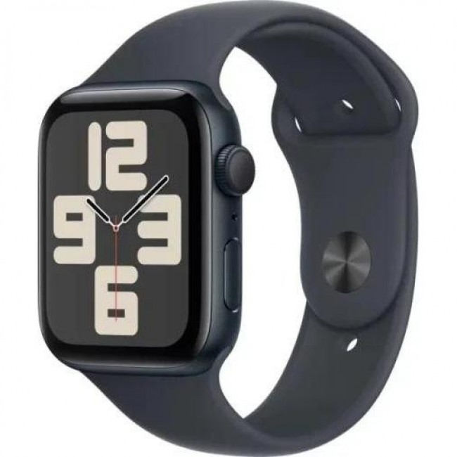 Apple Watch SE 2 GPS 44mm Midnight Aluminium Case w. Midnight Sport Band - S/M (MXEJ3/MXG13/MXGL3)