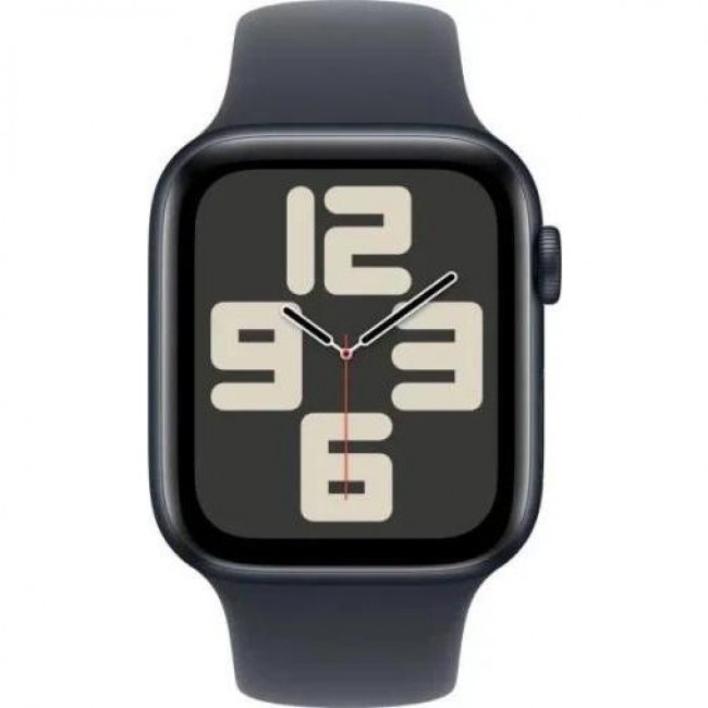 Apple Watch SE 2 GPS 44mm Midnight Aluminium Case w. Midnight Sport Band - S/M (MXEJ3/MXG13/MXGL3)