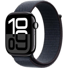 Apple Watch Series 10 GPS 42 мм Jet Black алюмінієвий корпус з. Ink Sport Loop (MWWG3)