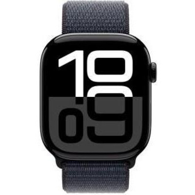Apple Watch Series 10 GPS 46 мм Jet Black алюмінієвий корпус з. Ink Sport Loop (MWWR3)