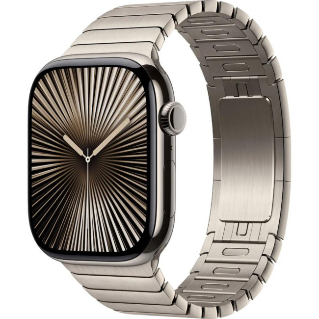 Apple Watch Series 10 GPS + Cellular 42mm Natural Titanium Case w. Natural Link Bracelet (MX0J3+MXMA3)