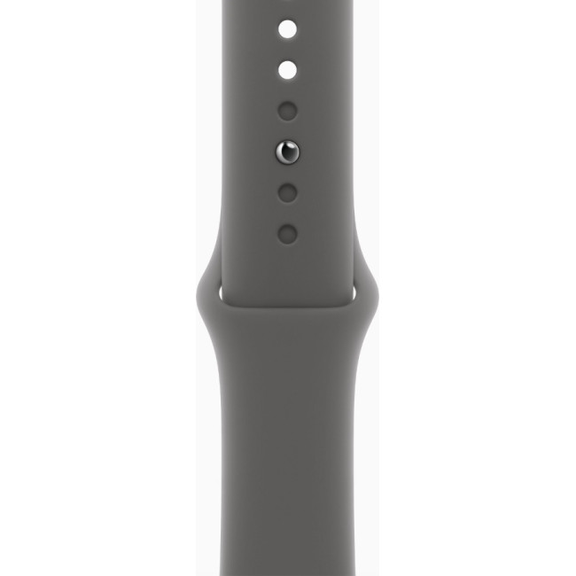 Apple Watch Series 10 GPS + Cellular 42mm Natural Titanium Case w. Кам'яно-сірий спортивний ремінець - M/L (MWXE3)