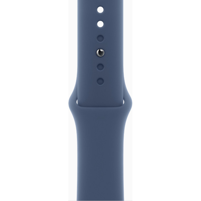 Apple Watch Series 10 GPS + Cellular 42mm Silver Alu. Case w. Denim Sport Band - S/M (MWX33)