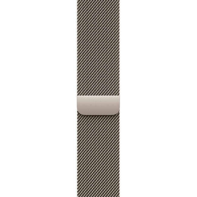 Apple Watch Series 10 GPS + Cellular 46mm Natural Titanium Case w. Natural Milanese Loop - M/L (MWYC3)