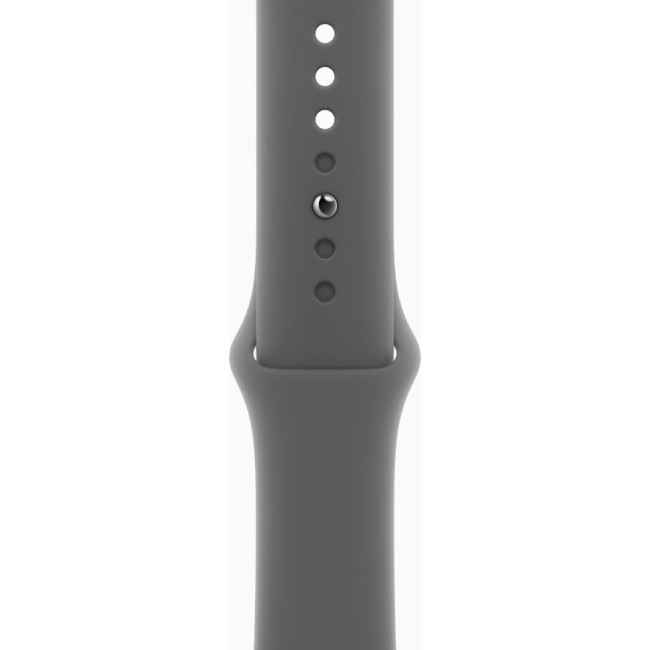 Apple Watch Series 10 GPS + Cellular 46mm Natural Titanium Case w. Stone Grey Sport Band - M/L (MWYA3)