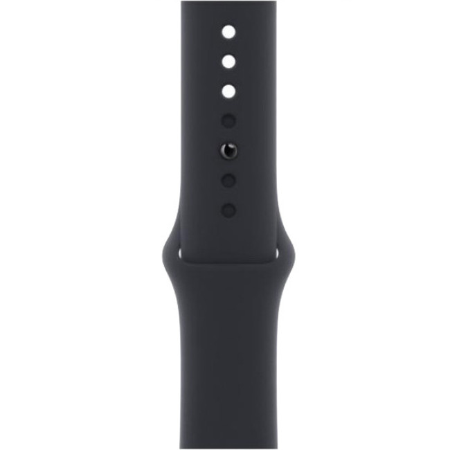Apple Watch Series 8 GPS 41mm Midnight Aluminum Case w. Midnight Sport Band - Size S/M (MNU73/MNPC3)