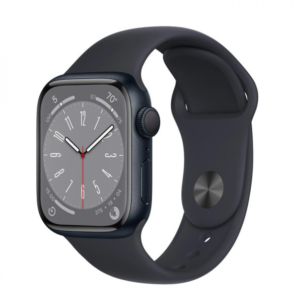 Смарт-часы Apple Watch Series 8 GPS + Cellular 45mm Midnight Aluminum Case w. Midnight S. Band M/L (MNVL3)