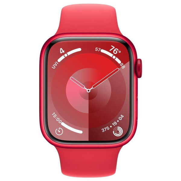 Смарт-часы Apple Watch Series 9 GPS + Cellular 45mm PRODUCT RED Alu. Case w. PRODUCT RED S. Band - S/M (MRYE3)
