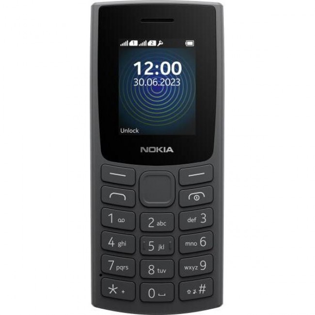 Nokia 110 DS 2023 Charcoal (1GF019FPA2C01)