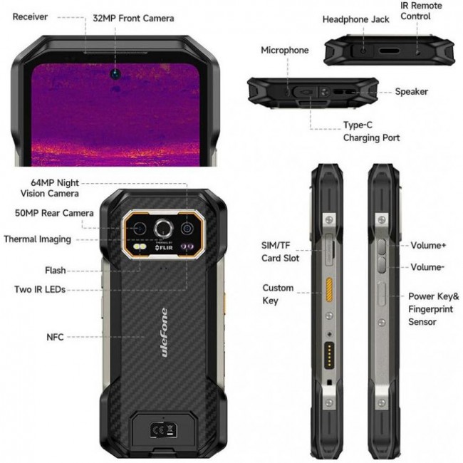 Ulefone Armor 27T 12/256GB Black EU