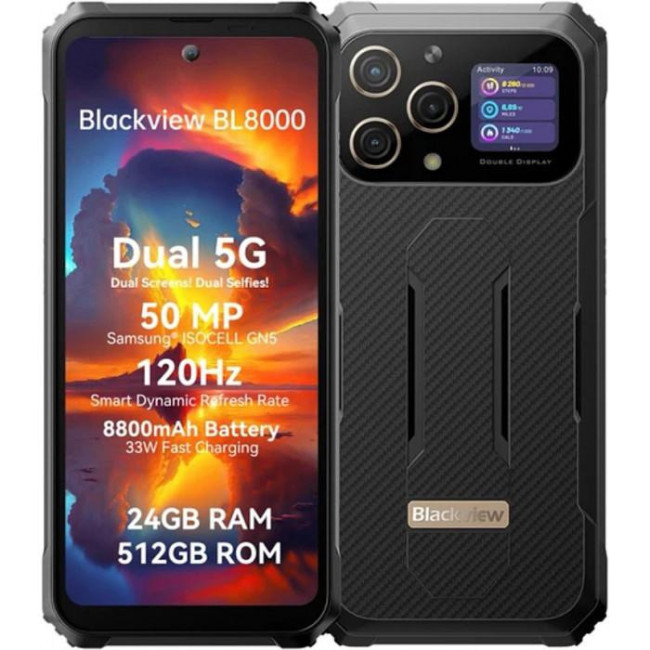 Смаpтфон Blackview BL8000 12/512GB Aurora Gold Смаpтфон Blackview BL8000 12/512GB Aurora Gold