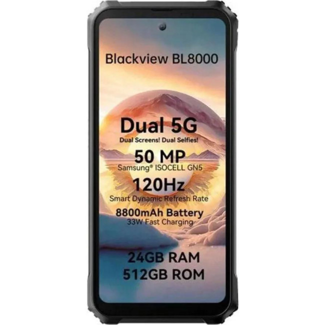 Смаpтфон Blackview BL8000 12/512GB Aurora Gold