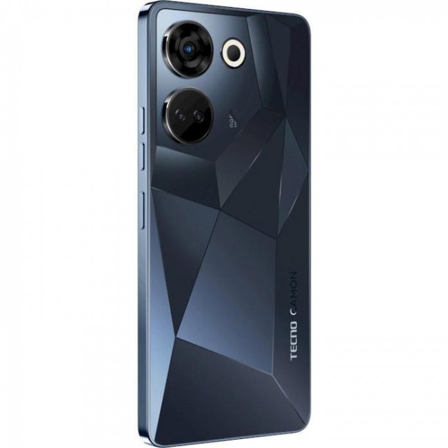 Смартфон Tecno Camon 20 Pro (CK7n) 8/256GB Predawn Black (4895180799792)