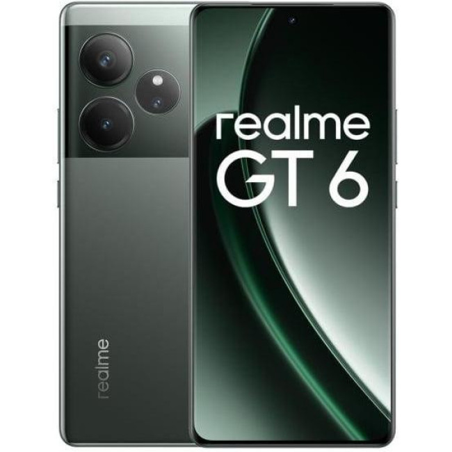 Смаpтфон realme GT 6 16/512GB Razor Green Смаpтфон realme GT 6 16/512GB Razor Green