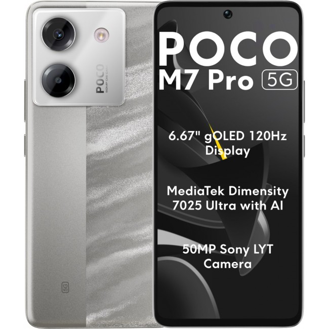 POCO M7 Pro 5G 8/256GB Silver EU