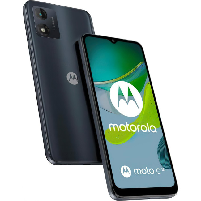 Смартфон Motorola Moto E13 8/128GB Cosmic Black (PAXT0079)