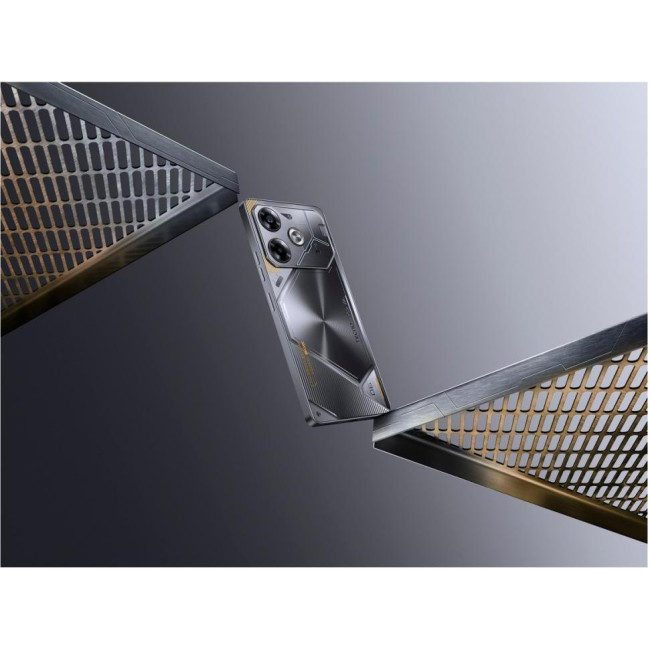 Смаpтфон Tecno POVA 6 LI7 12/256GB Meteorite Grey (4894947019067)