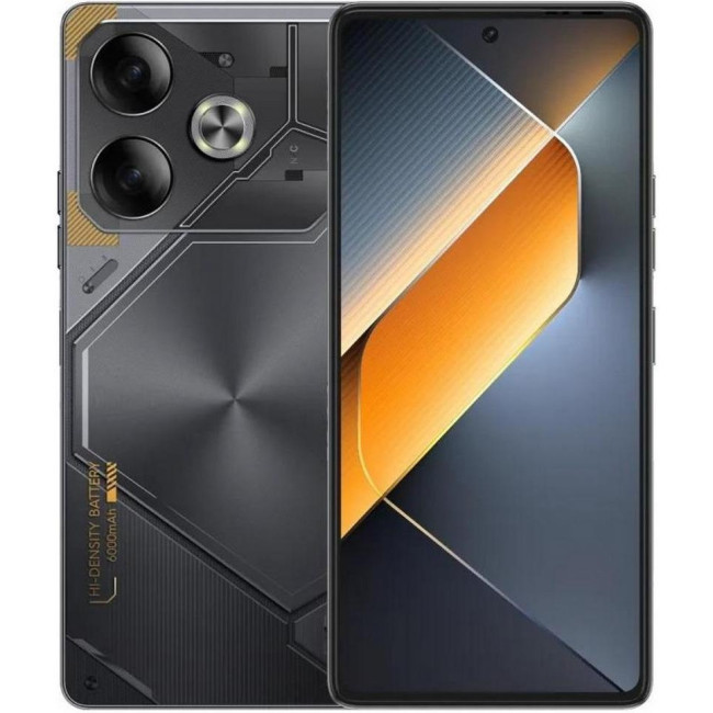 Смаpтфон Tecno POVA 6 LI7 12/256GB Meteorite Grey (4894947019067)