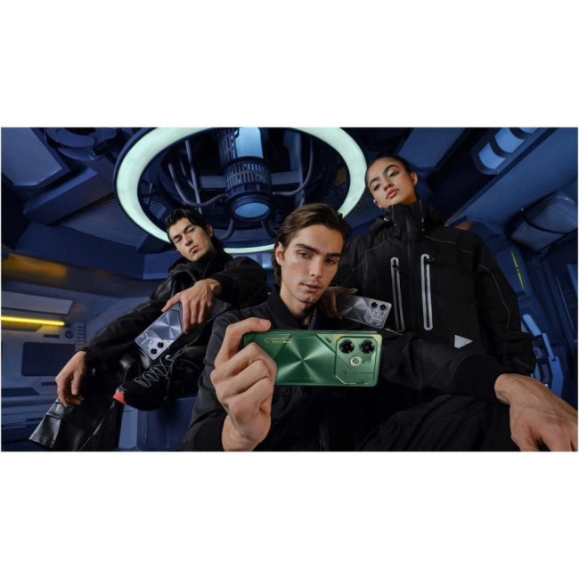 Смаpтфон Tecno POVA 6 LI7 8/256GB Comet Green (4894947019074)