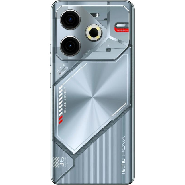Смаpтфон Tecno POVA 6 Neo LI6 8/256GB Starry Silver (4894947023637)