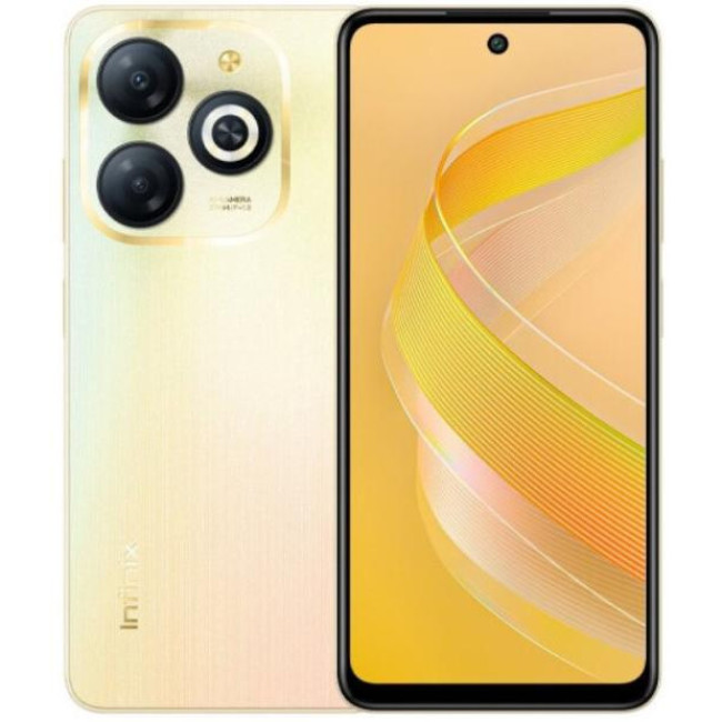 Смаpтфон Infinix Smart 8 3/64GB Shinny Gold