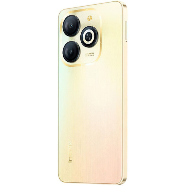 Смаpтфон Infinix Smart 8 4/64GB Shinny Gold