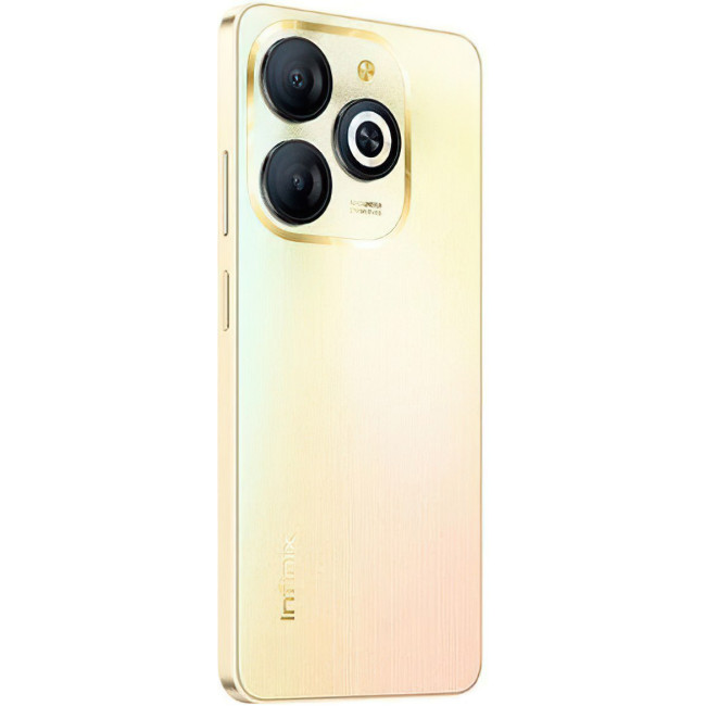Смаpтфон Infinix Smart 8 4/64GB Shinny Gold