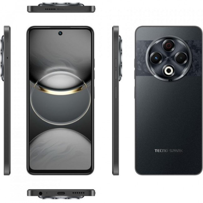 Смартфон Tecno Spark 30 KL6 8/128GB Stellar Shadow (4894947047862)