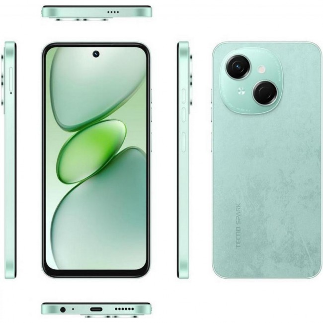 Смартфон Tecno Spark Go 1 KL4 4/128GB Magic Skin Green (4894947050107)