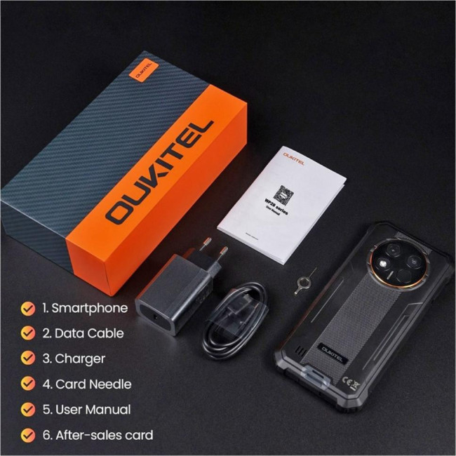 Смаpтфон Oukitel WP28S 4/128GB Orange