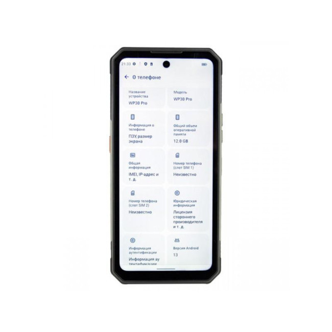 Смаpтфон Oukitel WP30 Pro 12/512GB Black