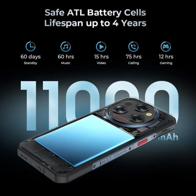 Смаpтфон Oukitel WP35 8/256GB Coffee