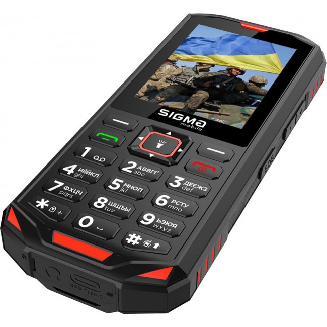 Sigma mobile X-treme PA68 Black-Red