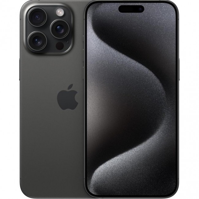 Apple iPhone 15 Pro Max 1TB Dual SIM Black Titanium (MU2X3)