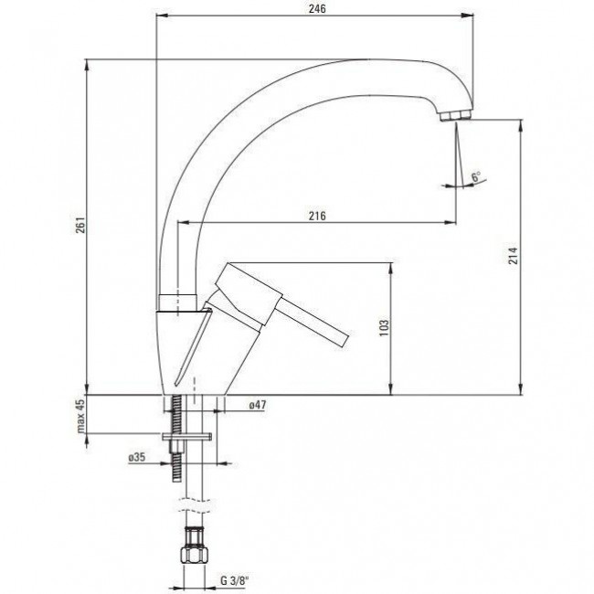 Deante Aster BCA 066M