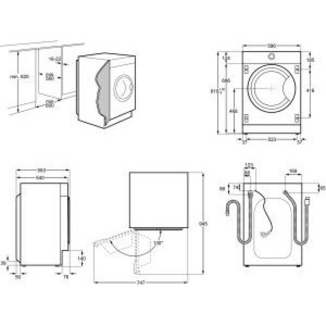 Стиральная машина Electrolux EW7N7F348SUI