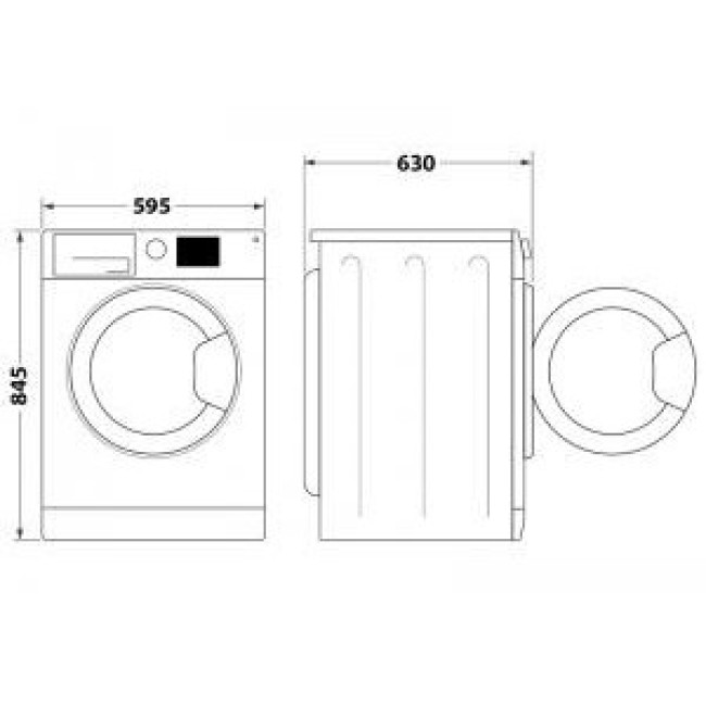 Стиральная машина Whirlpool FFB 9448 BV