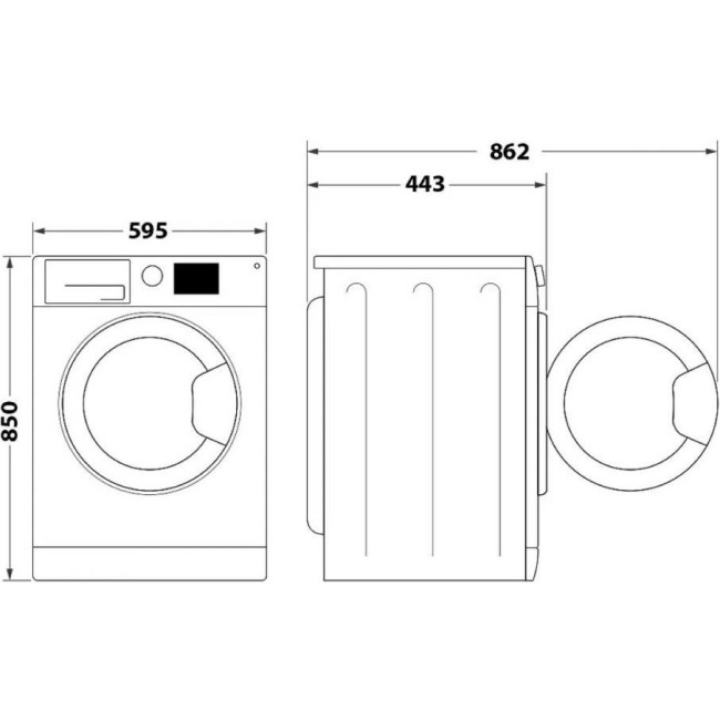 Стиральная машина Indesit OMTWSE 61293 WK UA