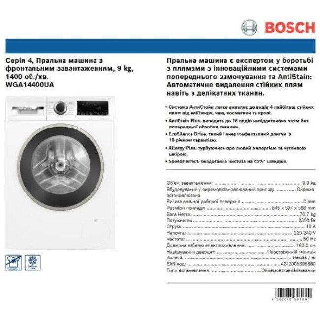 Стиральная машина Bosch WGA14400UA