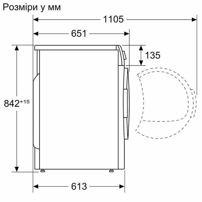 Сушильна машина Bosch WQB245B0UA